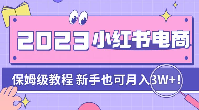 阿本小红书电商陪跑营4.0，带大家从0到1把小红书做起来-自媒体副业资源网