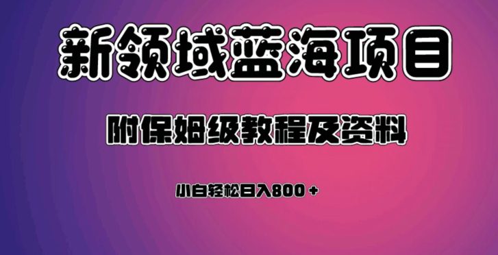 虚拟资源蓝海领域新项目，轻松日入800＋，附保姆级教程及资料-自媒体副业资源网