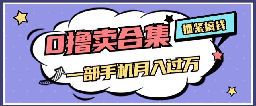 0撸项目月入过万，售卖全套ai工具合集，一单29.9元，一部手机即可【揭秘】-自媒体副业资源网