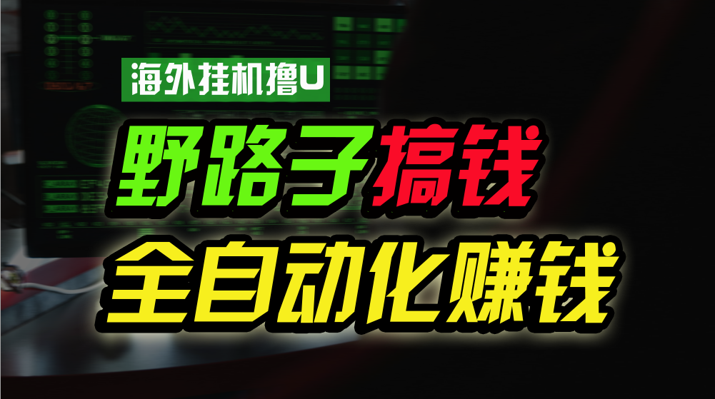 （1036期）海外挂机撸U新平台，日赚8-15美元，全程无人值守，可批量放大，工作室内…-自媒体副业资源网