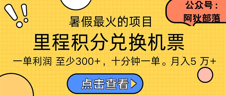 （11267期）暑假最暴利的项目，利润飙升，正是项目利润爆发时期。市场很大，一单利…-自媒体副业资源网