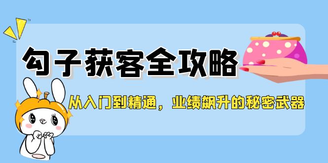 （12247期）从入门到精通，勾子获客全攻略，业绩飙升的秘密武器-自媒体副业资源网