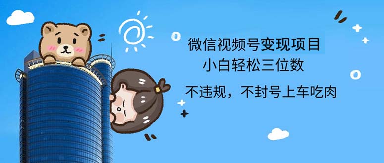 （12660期）2024最新微信视频号，0撸项目，自己玩，小白轻松日入三位数-自媒体副业资源网