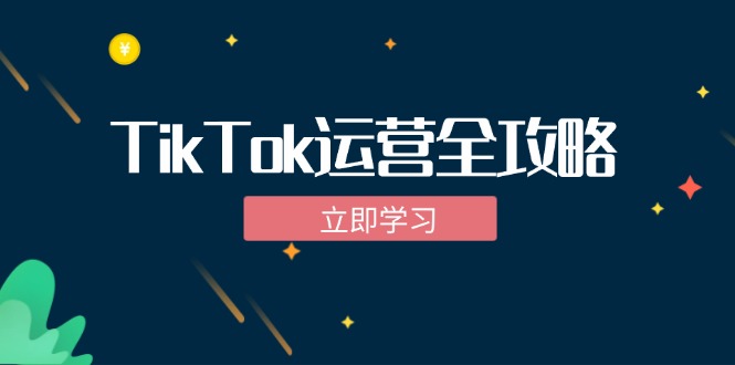 （12739期）TikTok实战运营全攻略：从下载软件到变现，抖音海外版实操教程-自媒体副业资源网